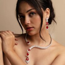 CRIMSON CASCADE NECKLACE