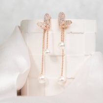 ELYSSARA ROSEGOLD EARRINGS
