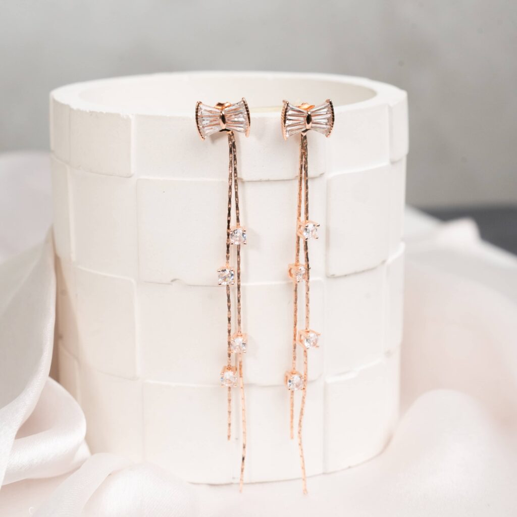VIRELIA ROSEGOLD EARRINGS