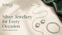 Arivya Silver jewellery collection featuring silver chain, hoop earrings and bracelet for every occasion